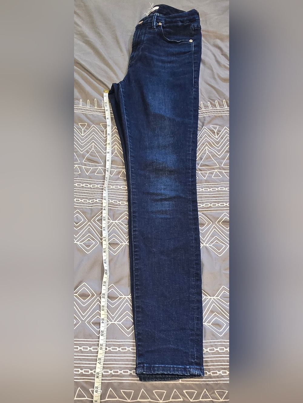 Good American Good Legs High Waisted Skinny Jeans Size 2/26 - Picture 3 of 7